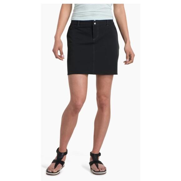Kuhl Performance Blend Strattus Skort in Black‎ Women's Size 6 - Picture 1 of 7